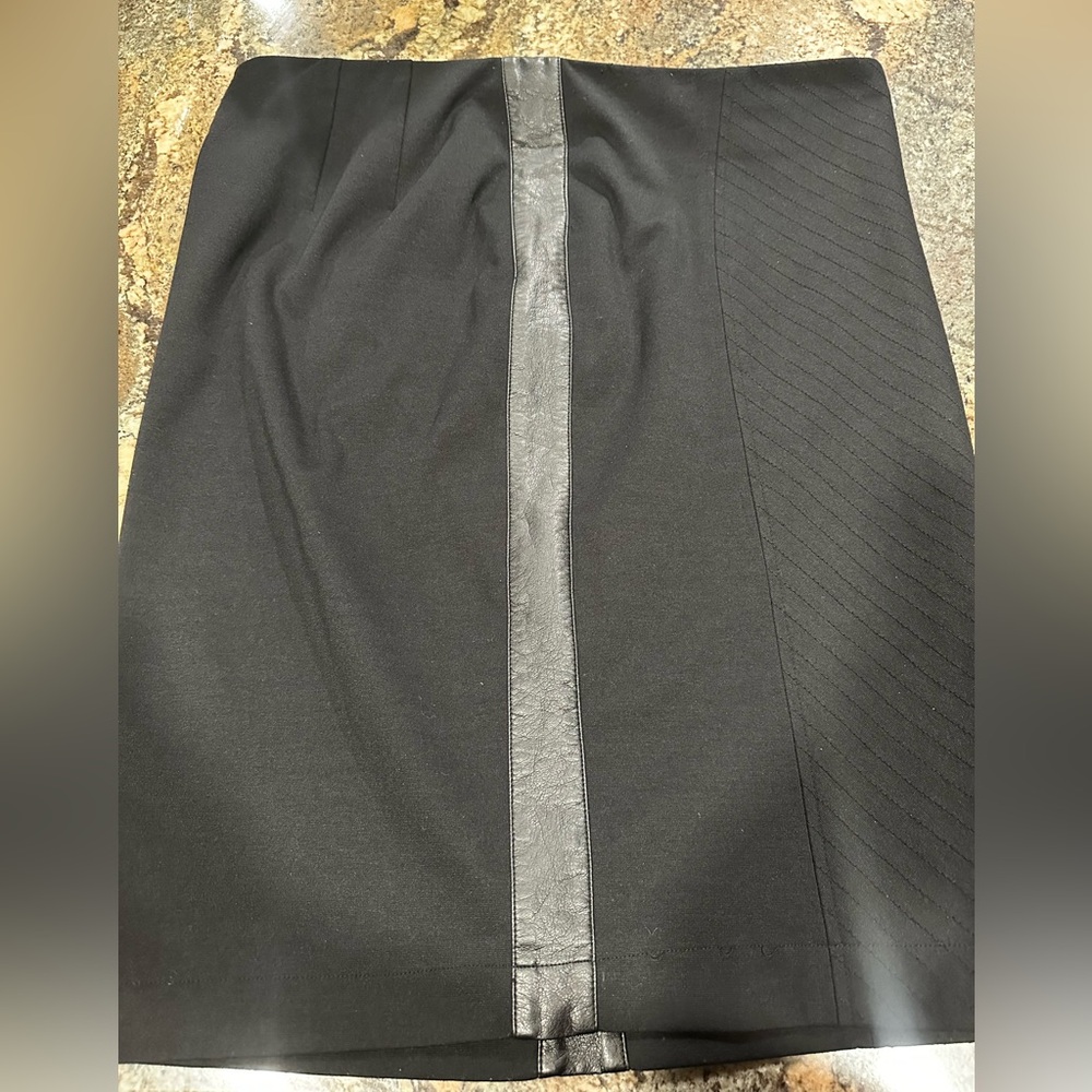 Lane Bryant Classic Black Ponte Pencil Skirt - Picture 5 of 6